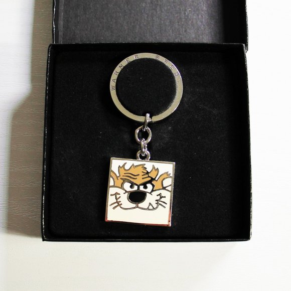 Vintage Keychain Tasmanian Devil Looney Tunes Warner Brothers New in Box 1994 - Picture 3 of 7